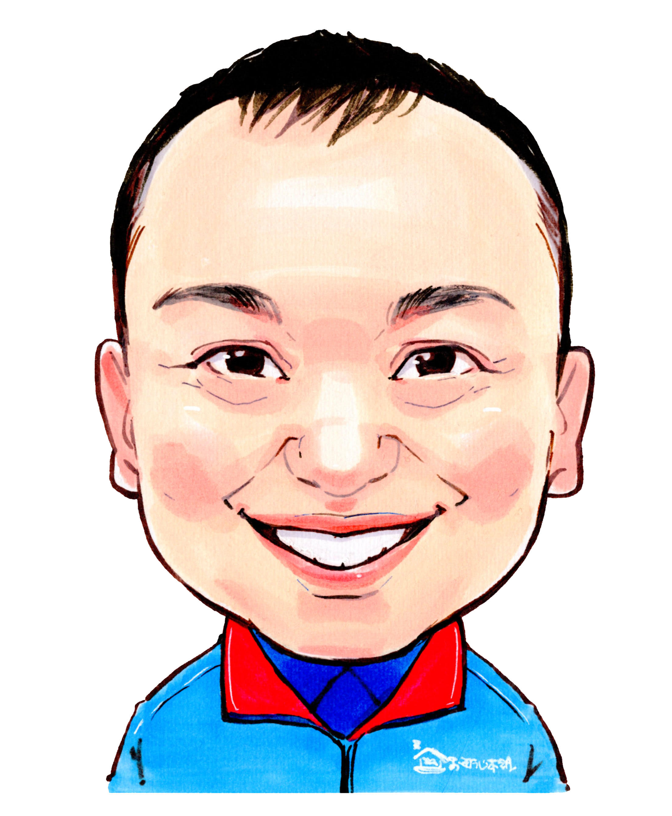 志茂店 似顔絵 - 畠中淳