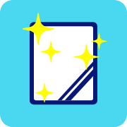 鏡の水アカ除去＆コーティング仕上げ