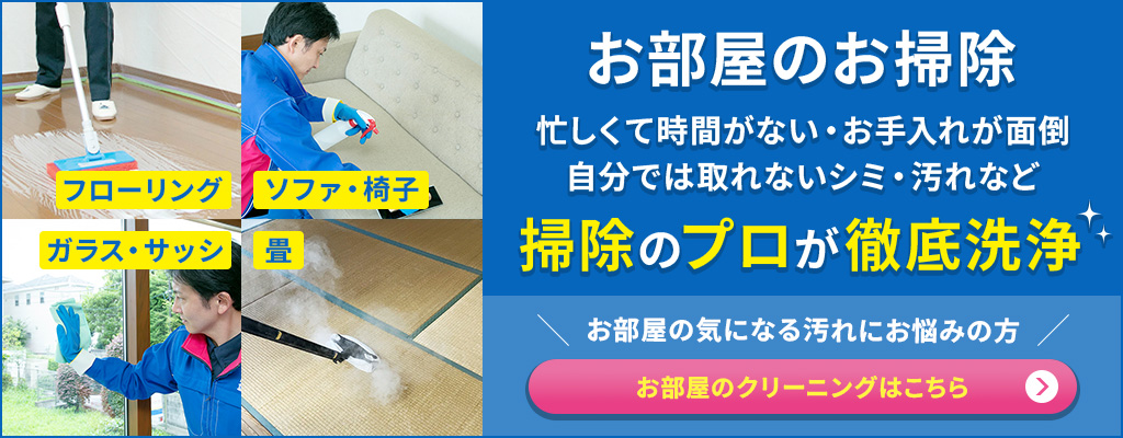 お部屋のお掃除