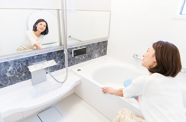 お風呂（浴室）の水アカ予防法