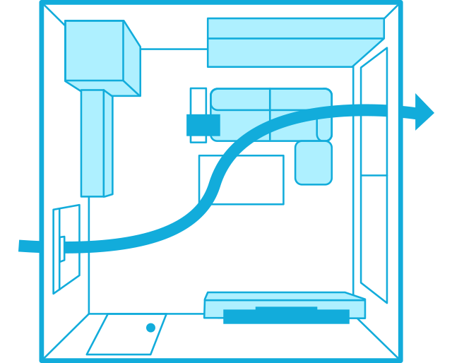 エアコンをつけたまま効率よく換気する方法