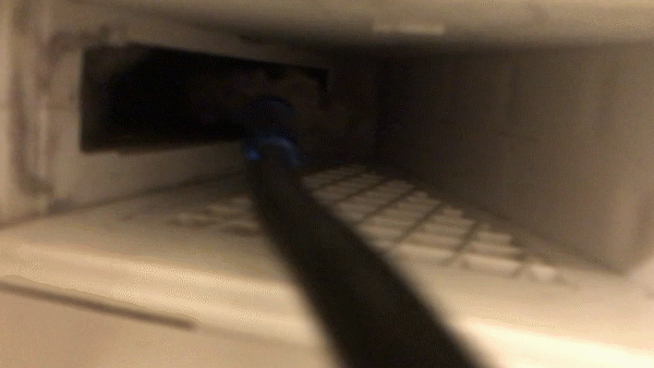 乾燥フィルターのクリーニング事例①日立製ドラム式洗濯機