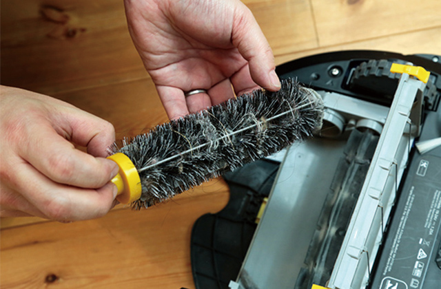 ルンバのパーツは簡単に取り外すことができる