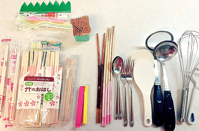 キッチンツールが入っている引き出し