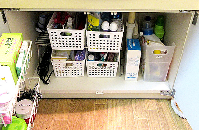 洗面所での使用写真