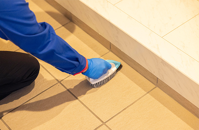 玄関床クリーニング＆コーティング