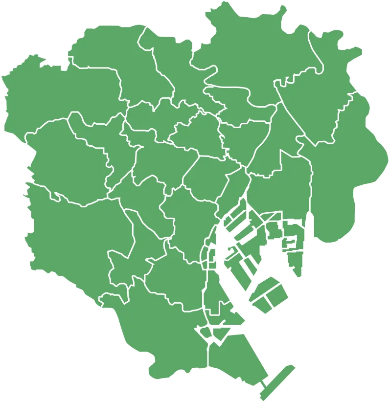 東京都23区内地図