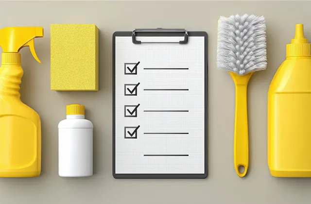 大掃除のスケジュールを立てる