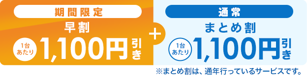 割引合算価格表